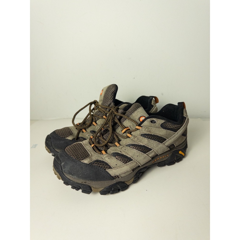 Merrell Moab 2 Ventilator Mens 11 Walnut Brown Suede Vibram Low Hiking Shoes